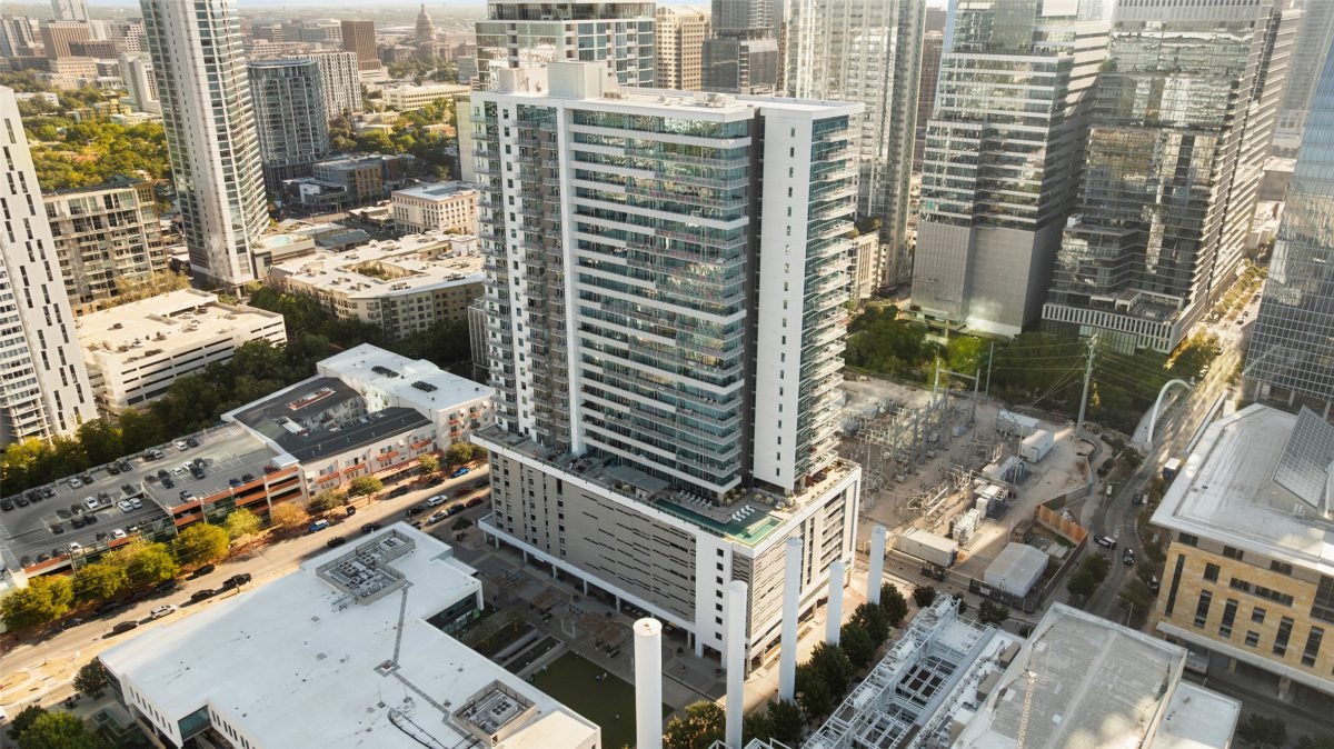 Urban Glass Tower View