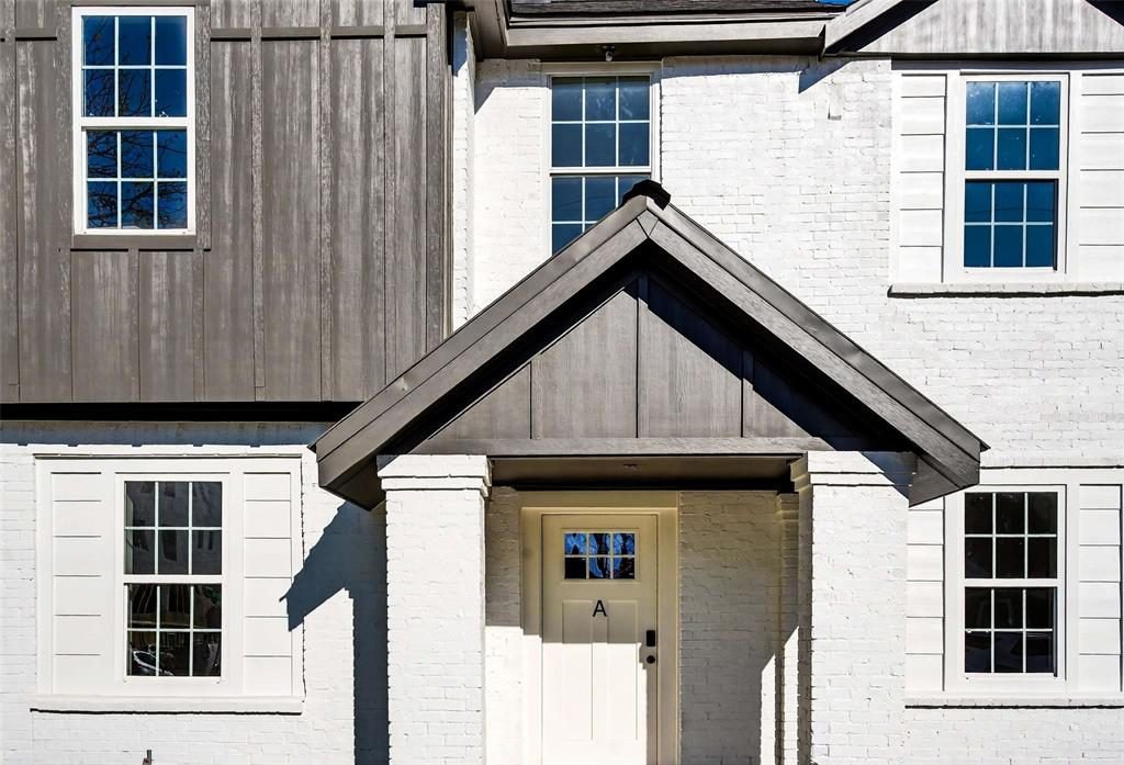 Weathered Timber and White Brick