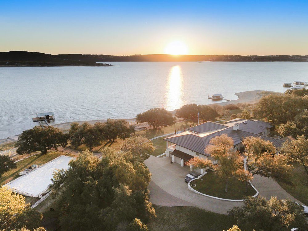 Golden Hour Lakefront Retreat