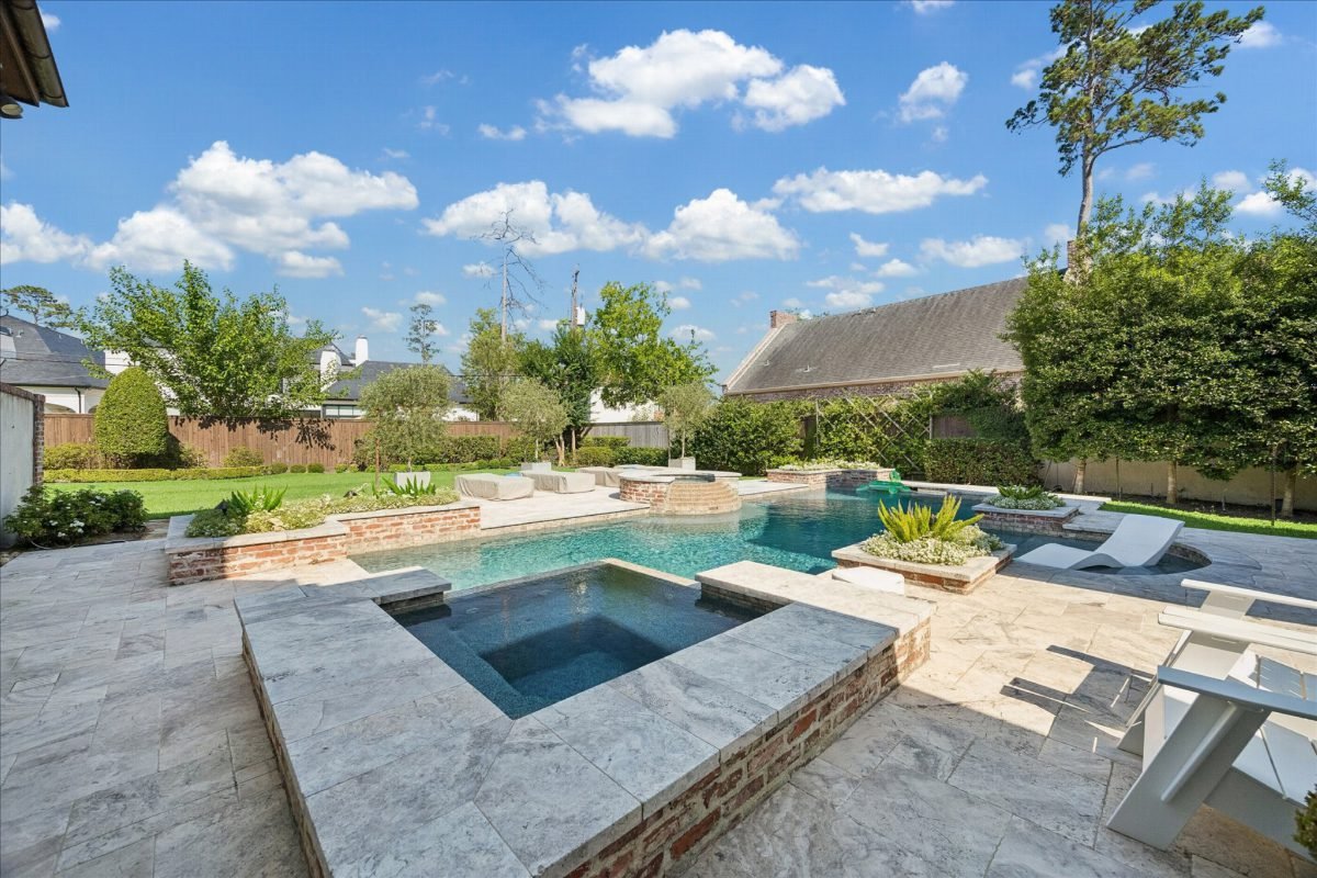 Stone Slab Blue Pool Retreat