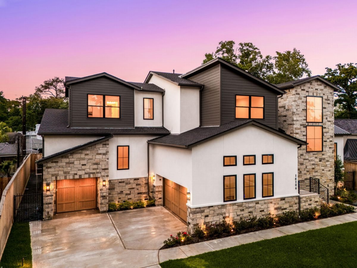 Slate Siding and Stacked Stone