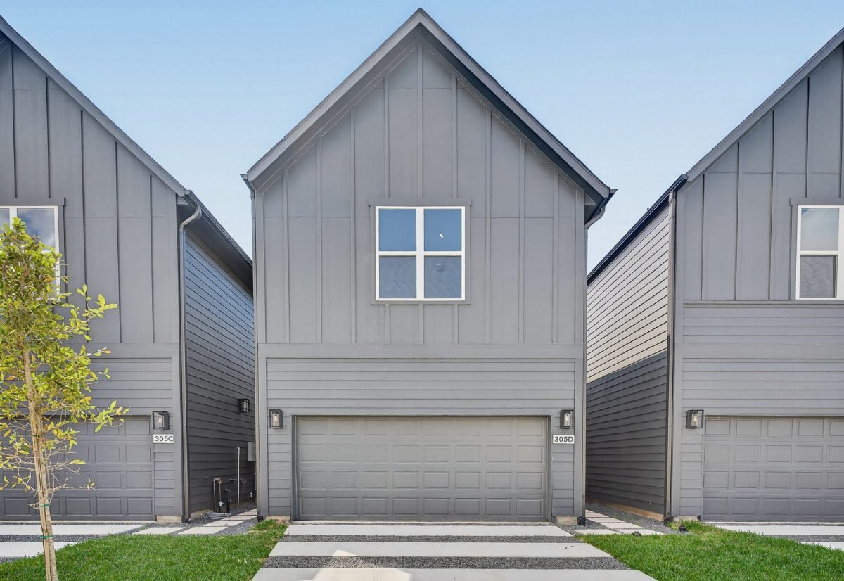 Monochromatic Gray Modern Facade