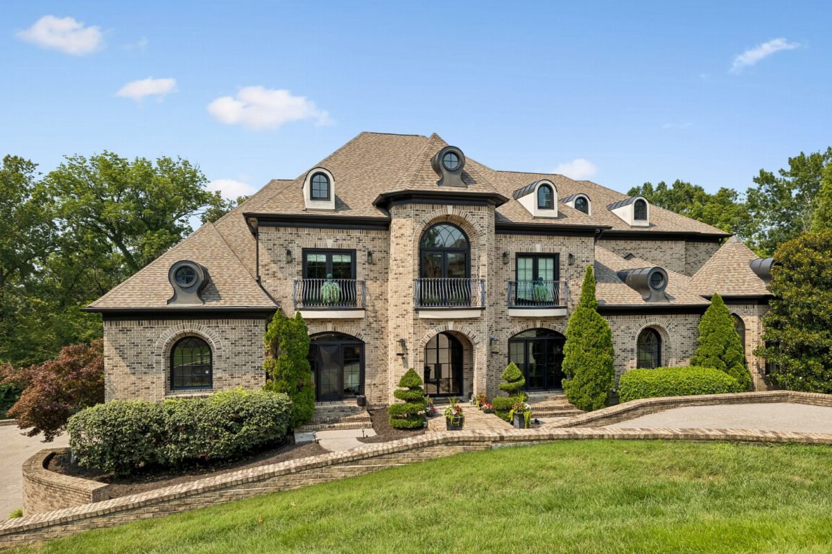 The Largest Home for Sale in Brentwood, TN Is a 12,316 Sq Ft Gated Estate