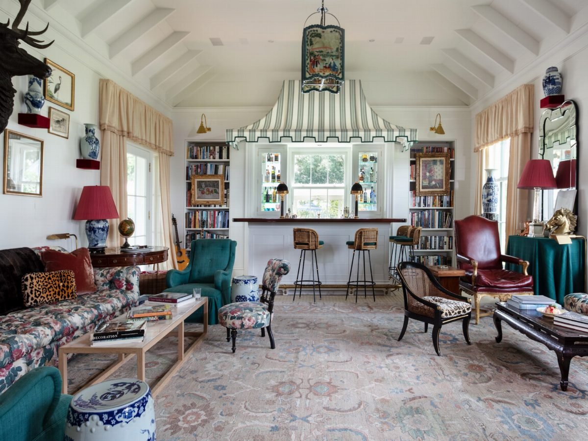 Eclectic Farmhouse Reading Lounge