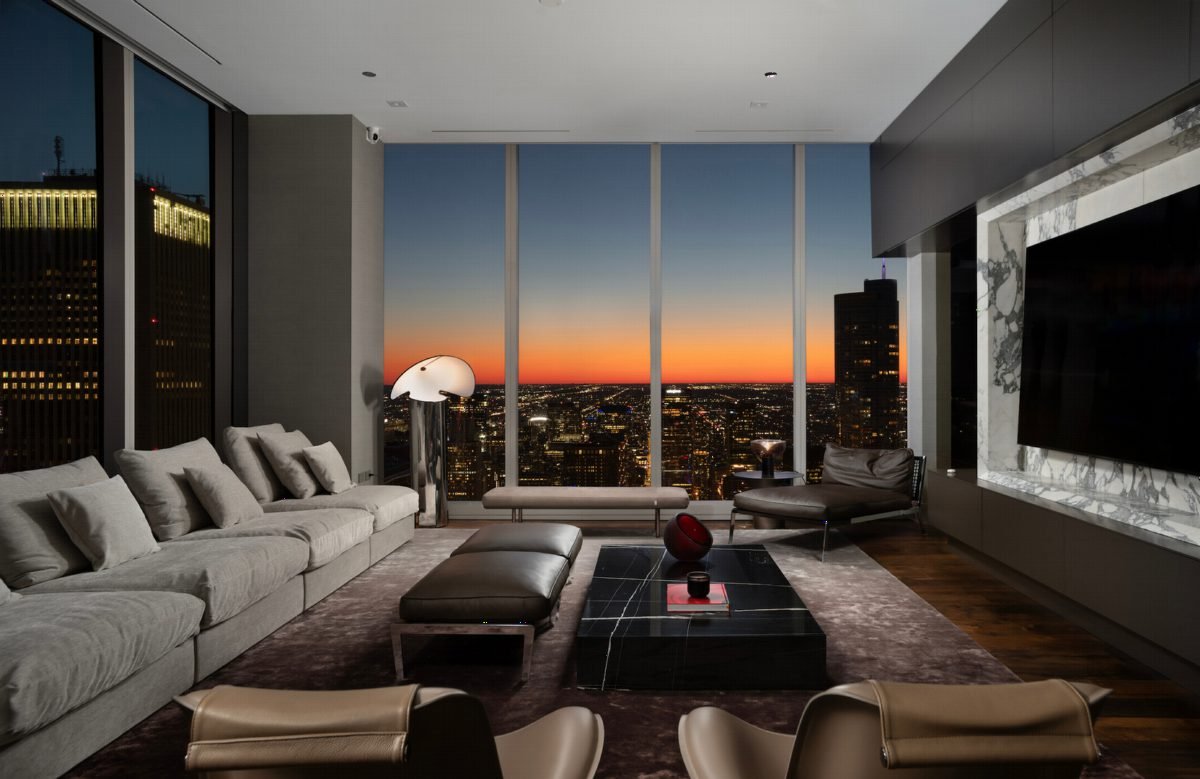 Sunset Skyline with Charcoal Calm