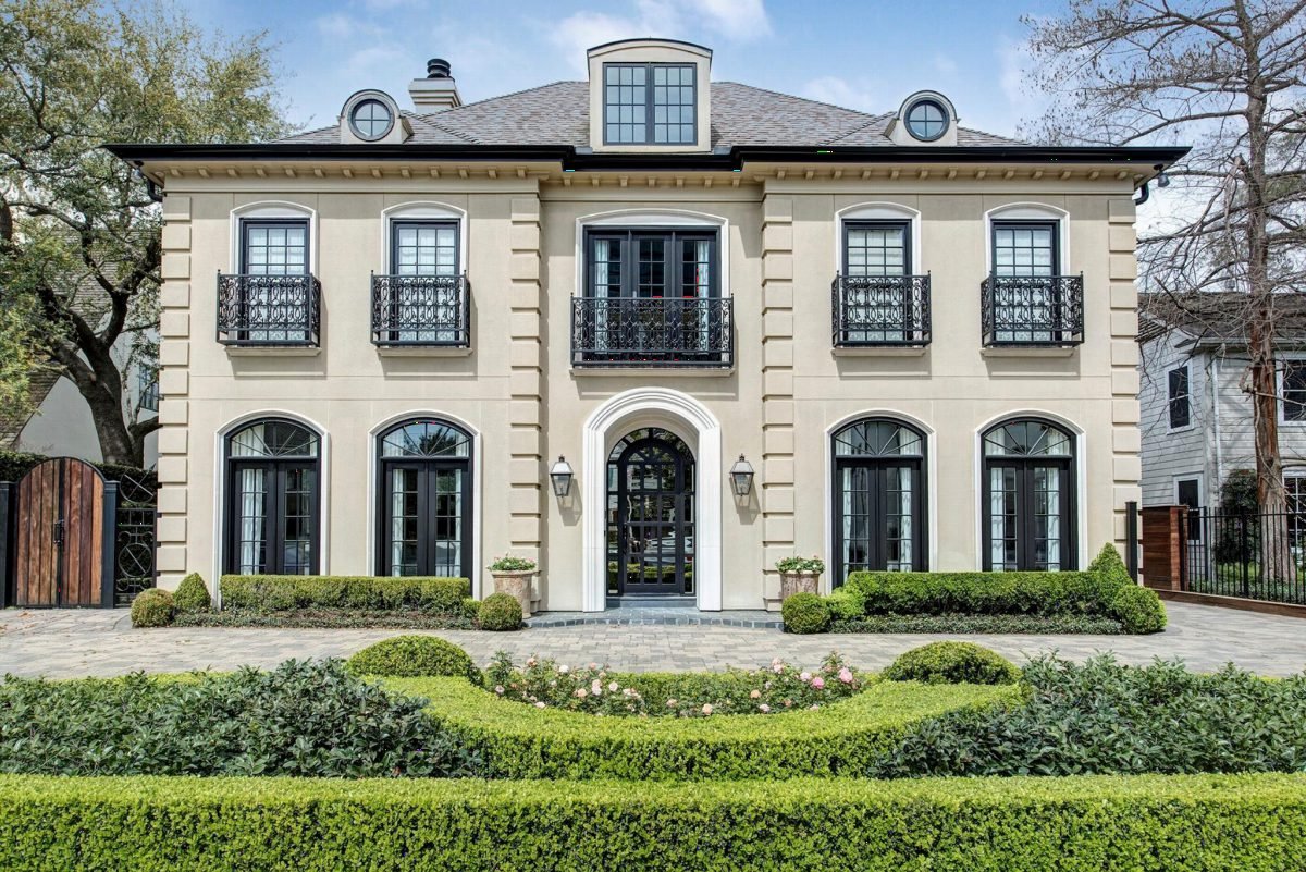 Cream Stucco with Ironwork Charm