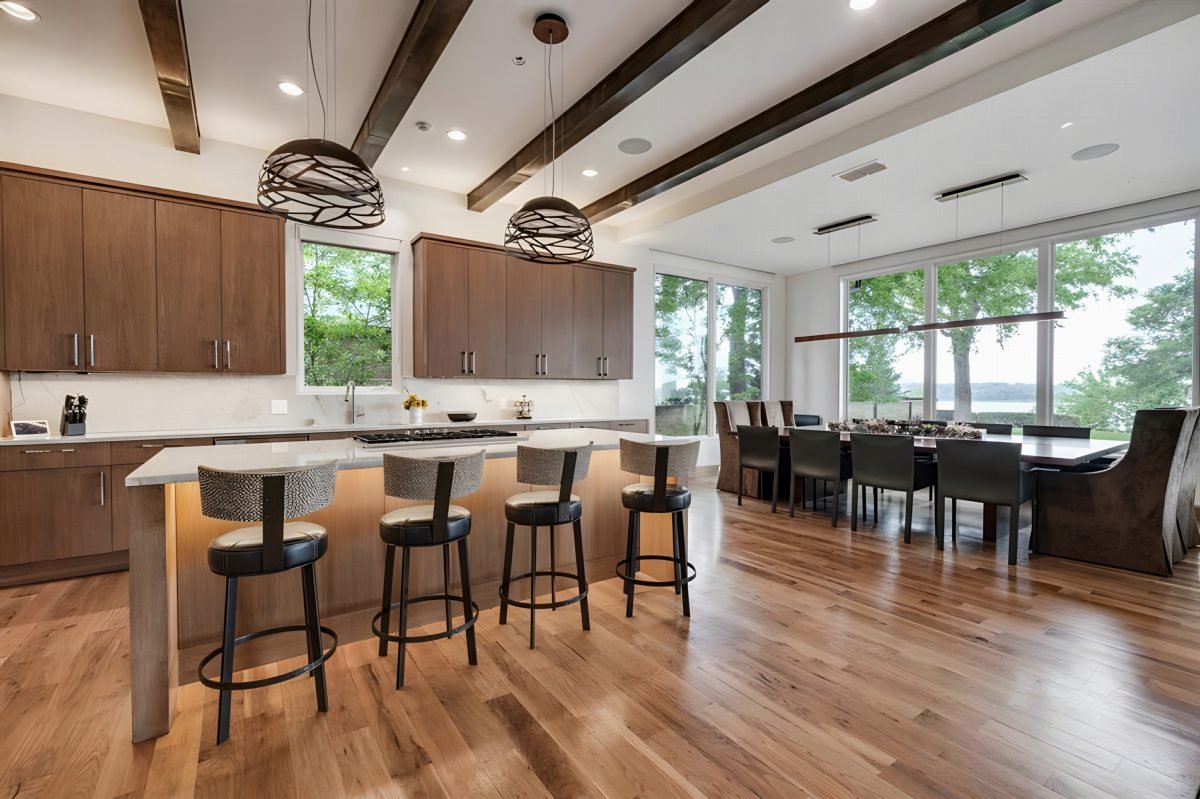 Walnut Base and White Top