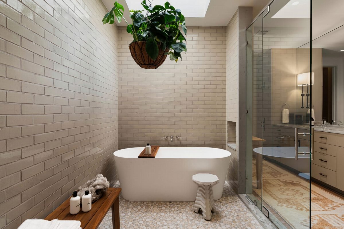 White Brick and Greenery