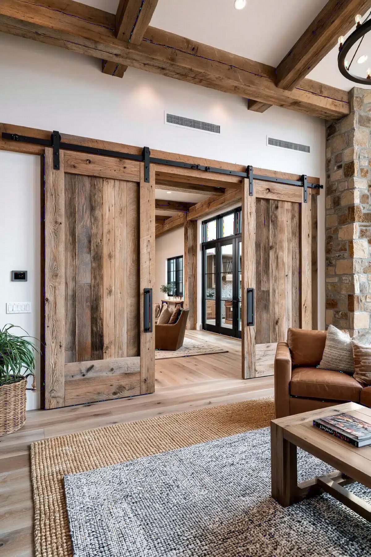 Reclaimed Timber Western Entryway