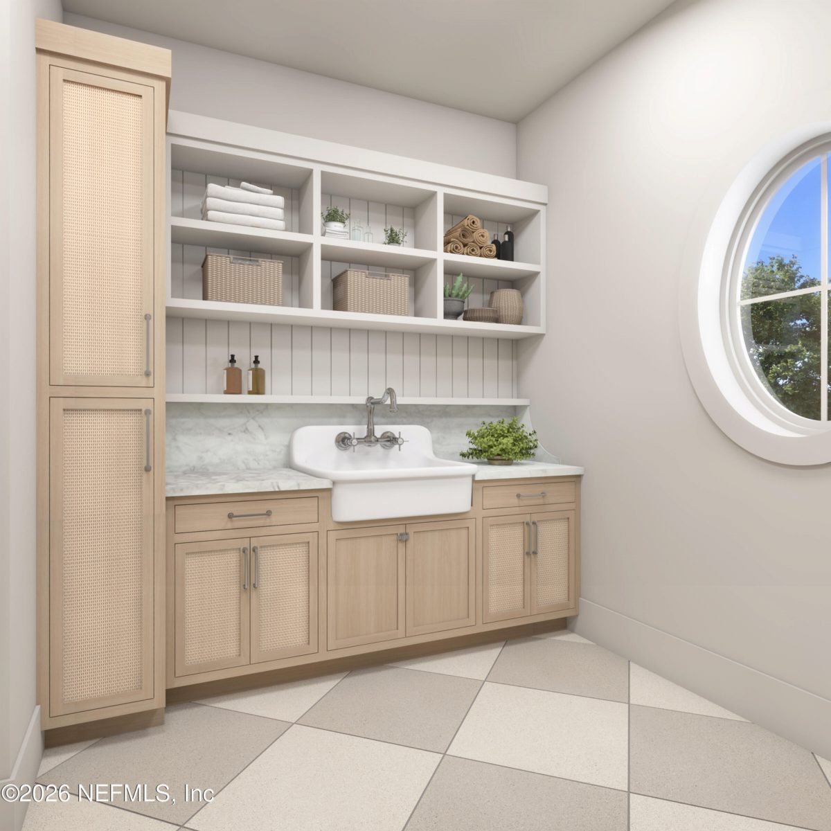 Cane Cabinetry and Marble Calm