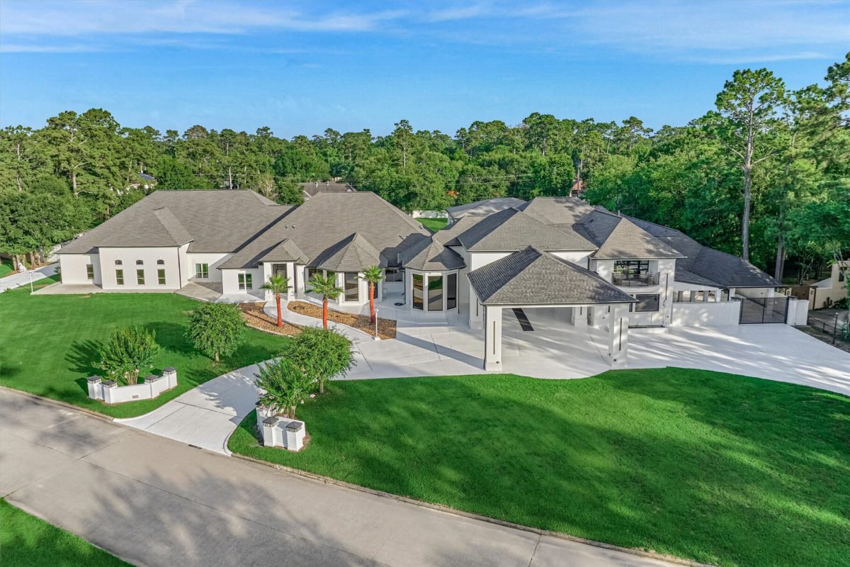Soft Blue Under Gray Shingles