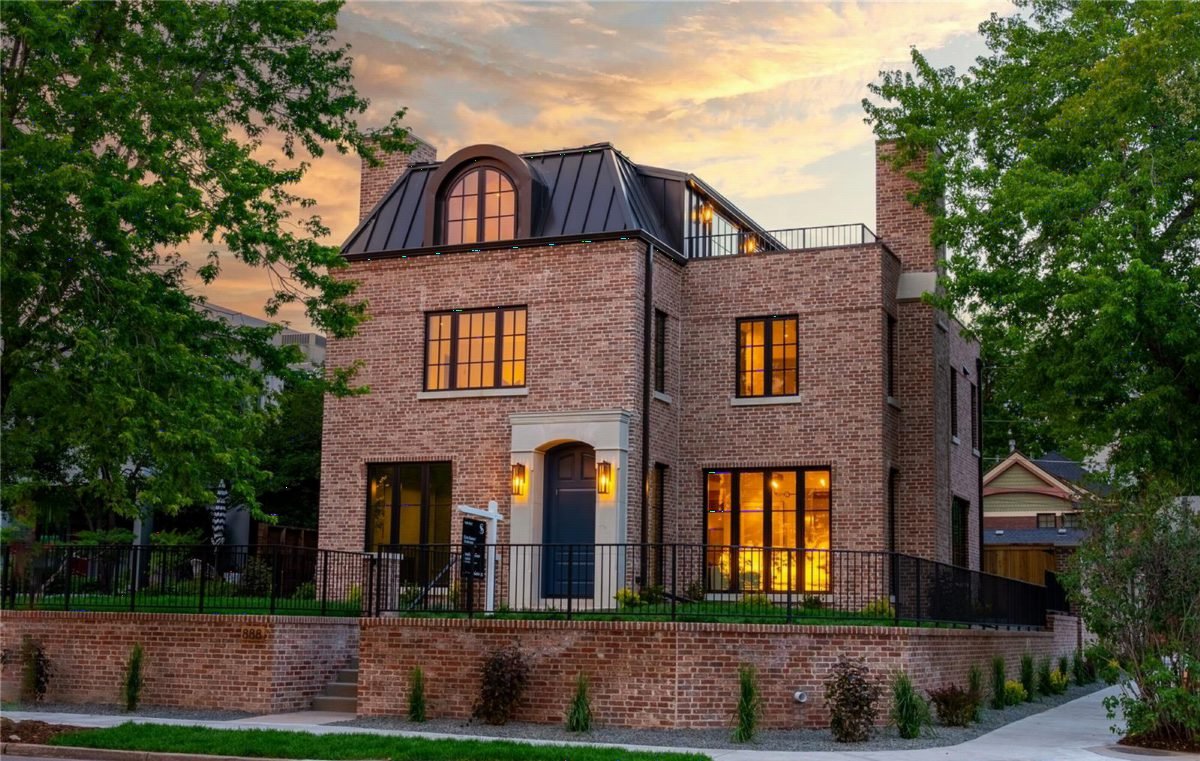 Masonry Manor at Golden Hour