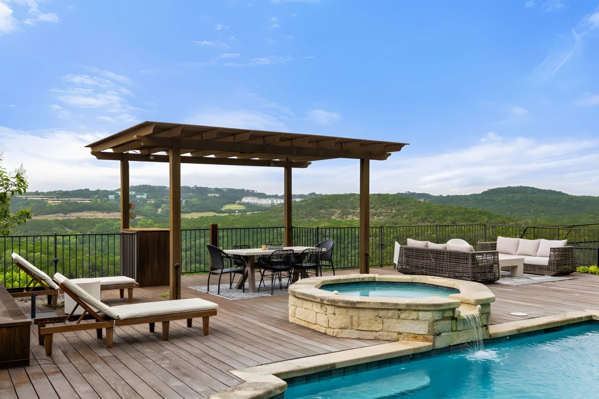 Stone Spill and Timber Deck
