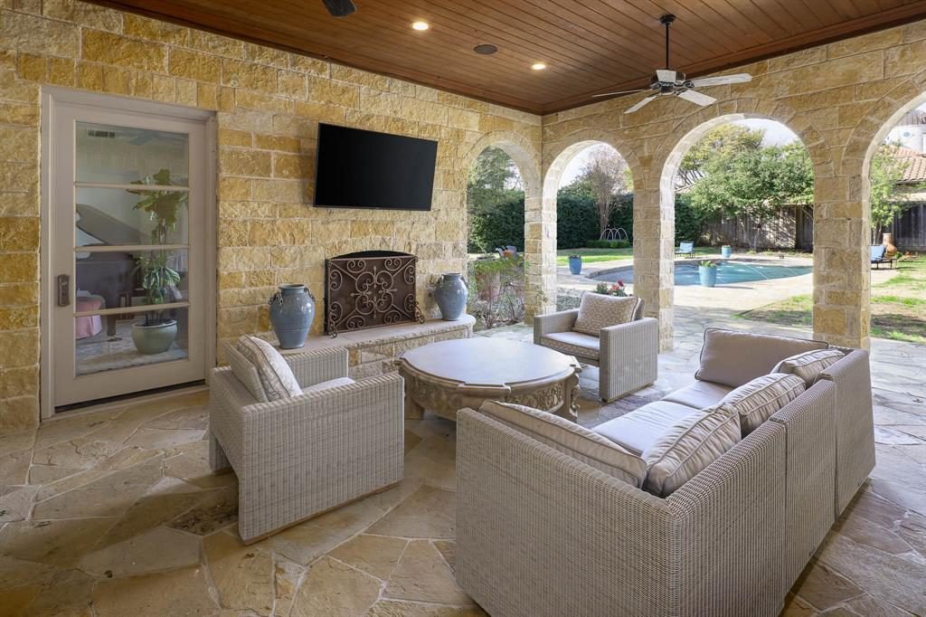 Sun-Baked Stone Arch Retreat
