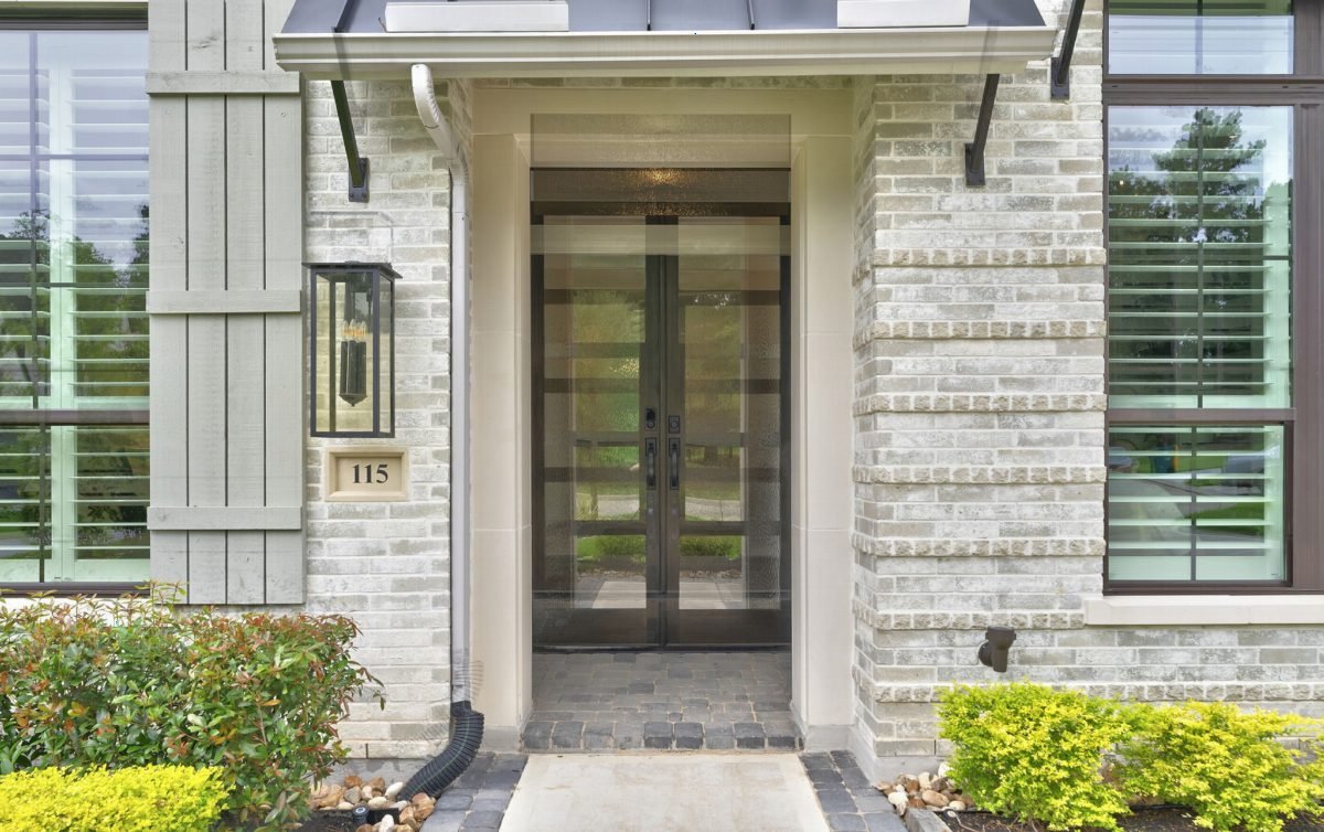 Light Brick and Dark Glass