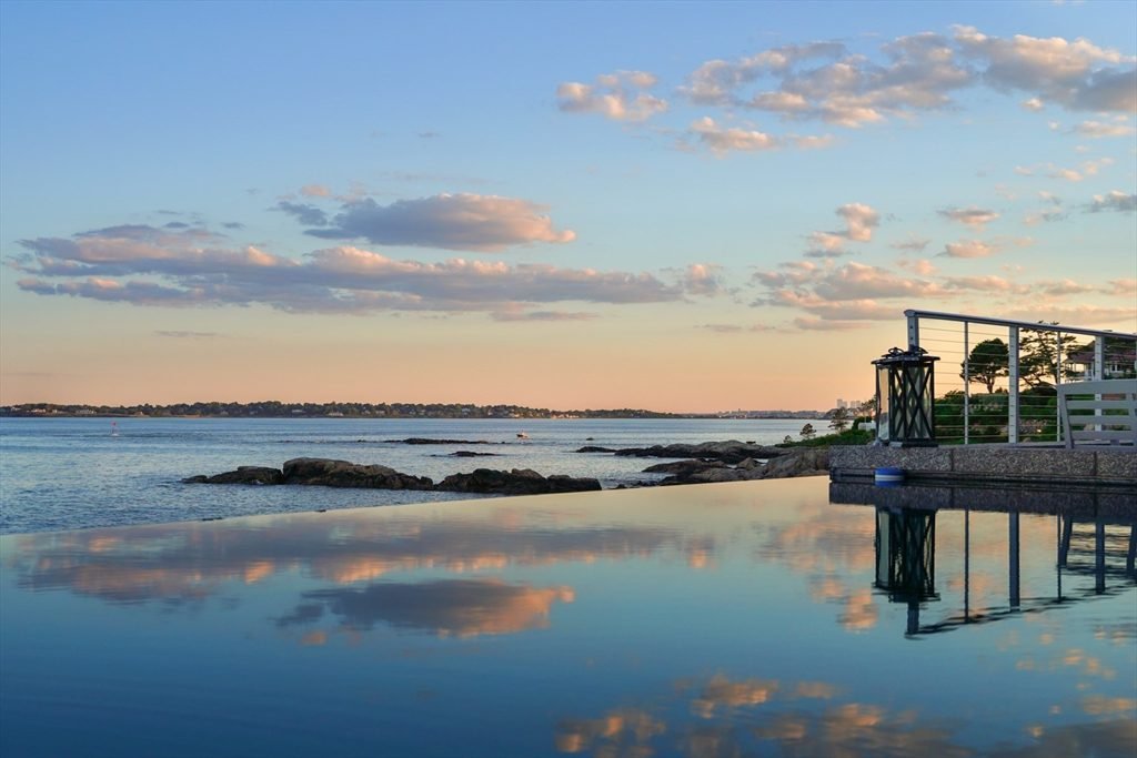 Reflective Water and Stone Edge