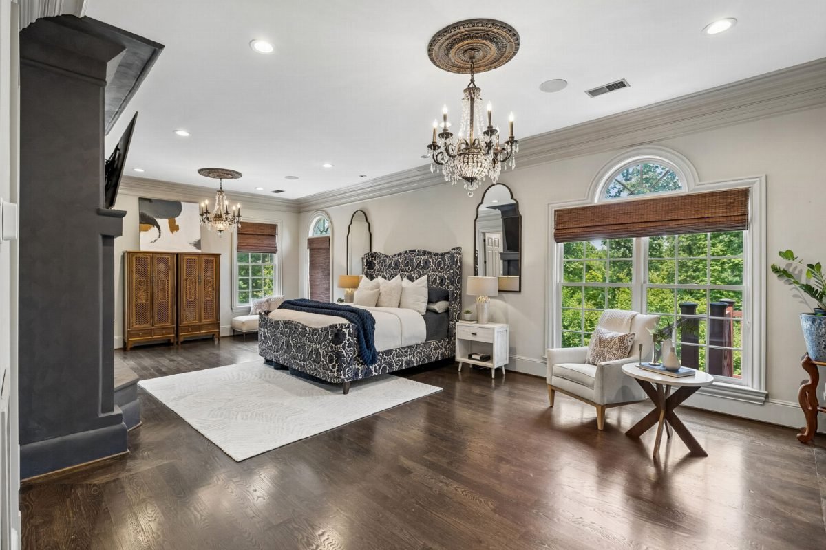 Ivory Luxe with Dark Wood