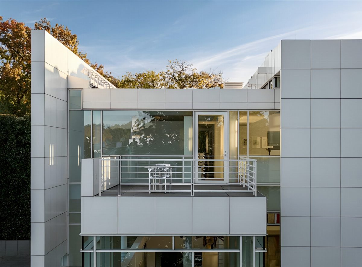Crisp White Modular Balcony