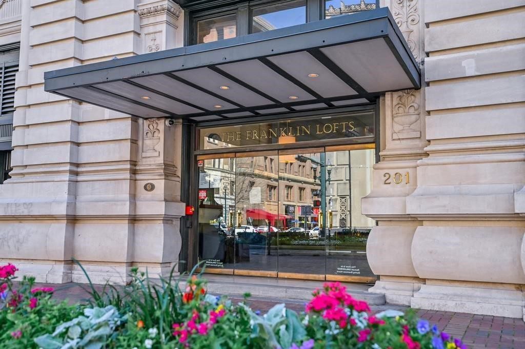 Classic Limestone and Modern Canopy