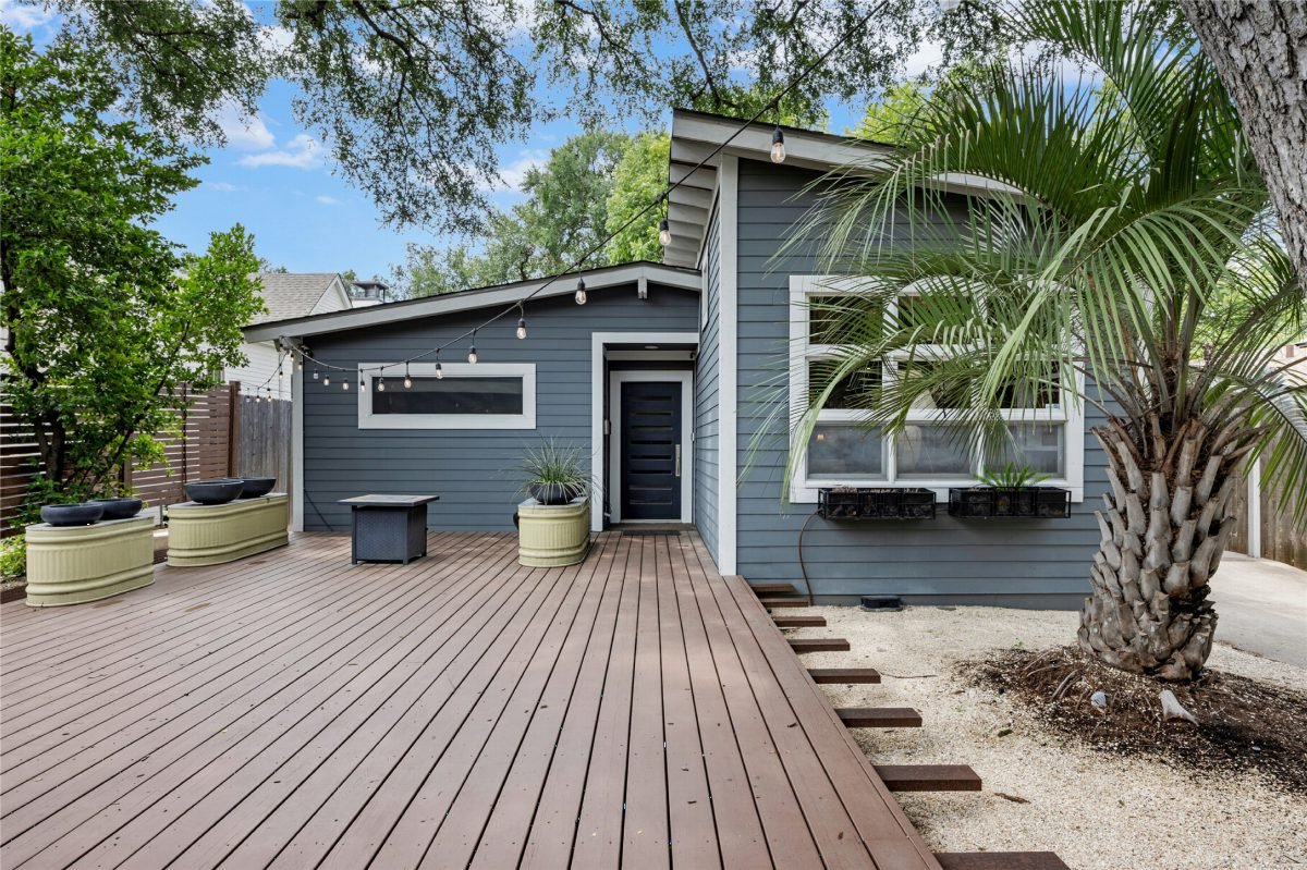 Weathered Deck and Slate Blue