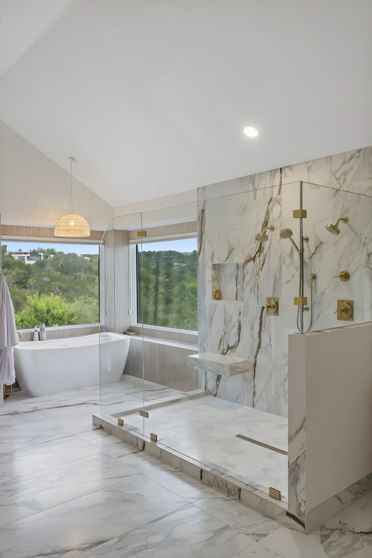 8 Walk-In Shower Bathrooms That Outshine Freestanding Tubs