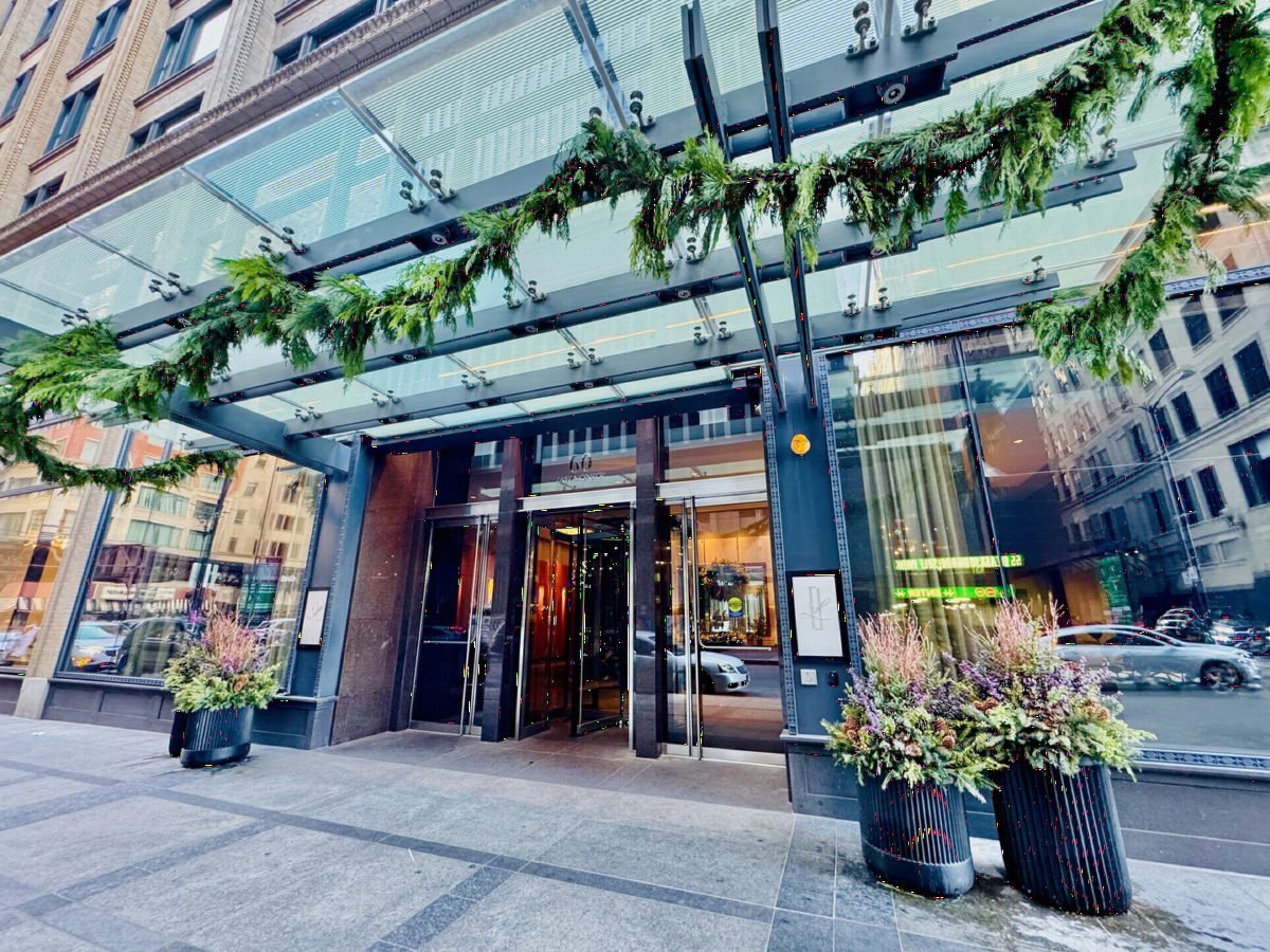 Glass Canopy with Greenery