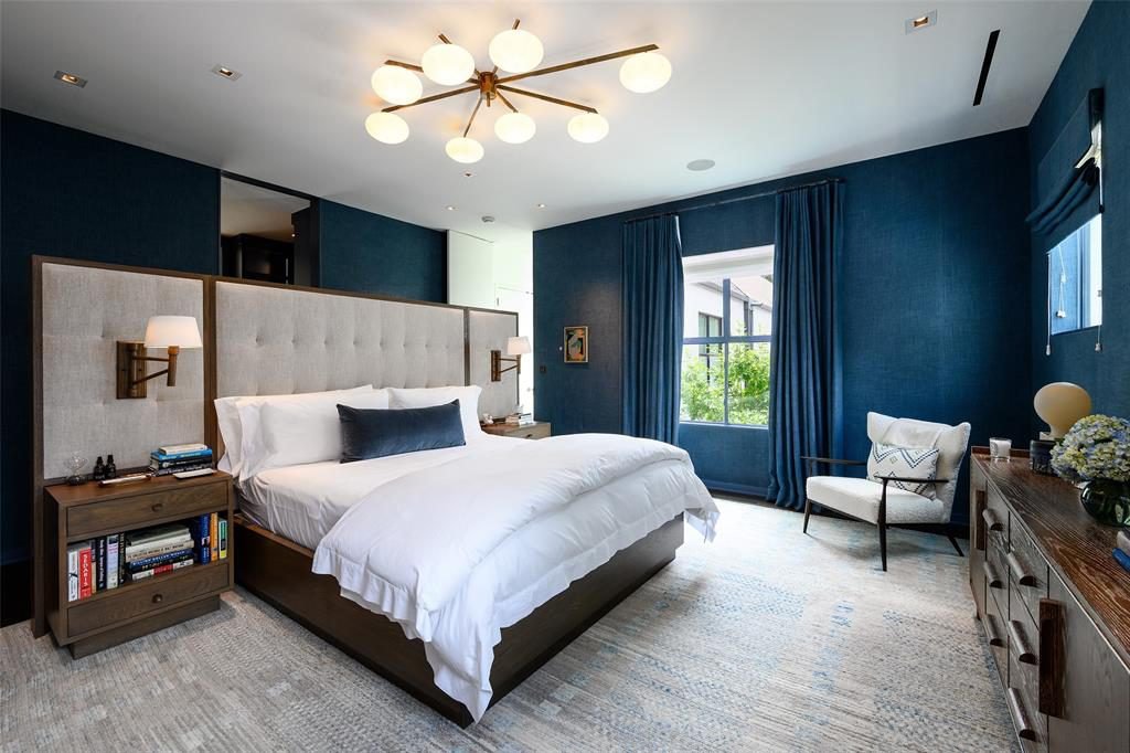 Midnight Blue with Textured Light
