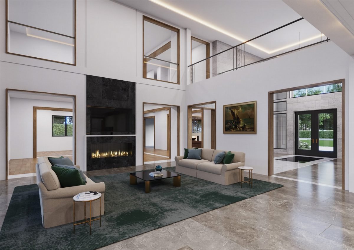 Emerald Rug with Marble Floors