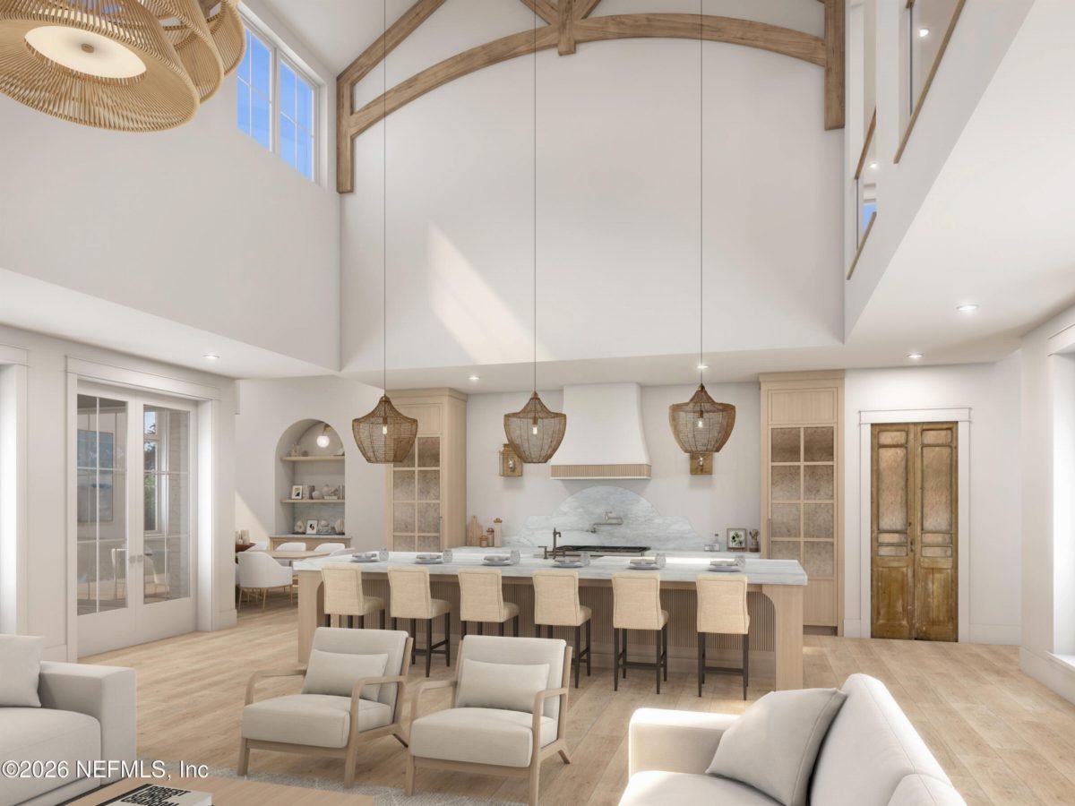 Airy Oak Beams with Wicker