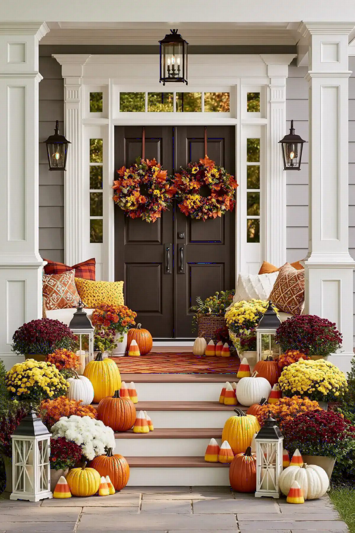 Layered Porch Pumpkin Abundance