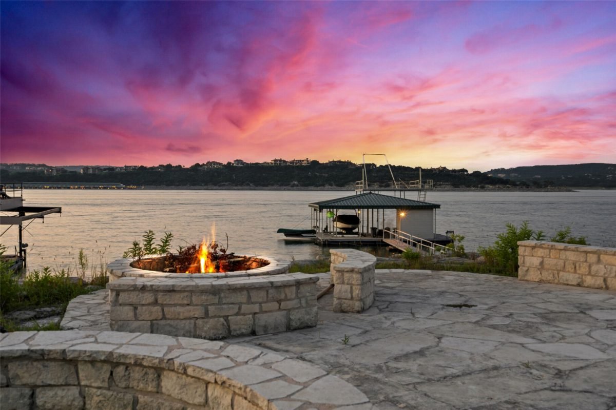 Sunset Stone and Fire Pit
