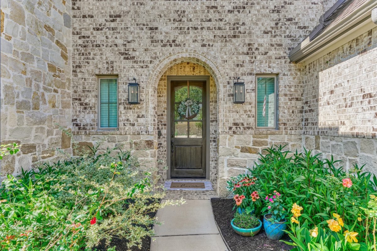 Rustic Stone Archway and Garden